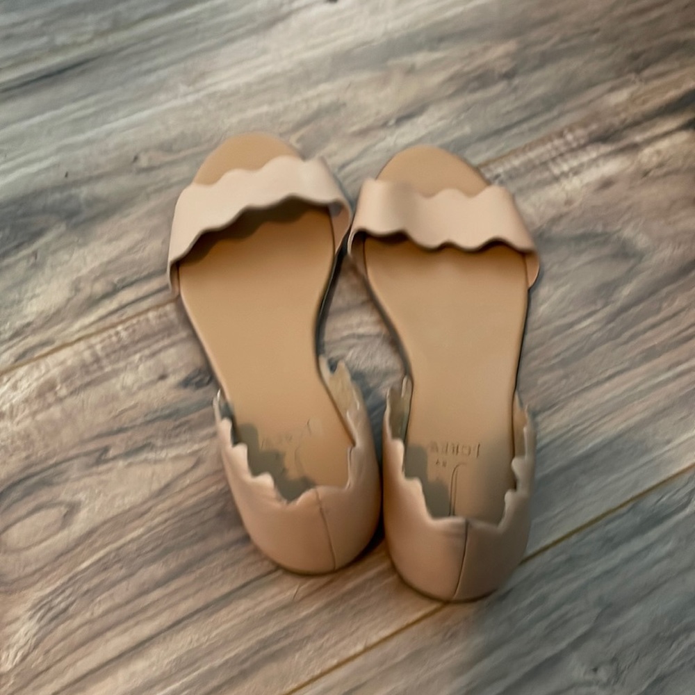 J Crew flat d’Orsay sandals